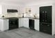 Unique® Appliances Classic Retro 36" Midnight Black Under Cabinet Range Hood-1