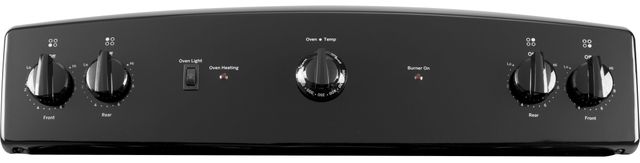 GE® 30" Black Freestanding Electric Range-1