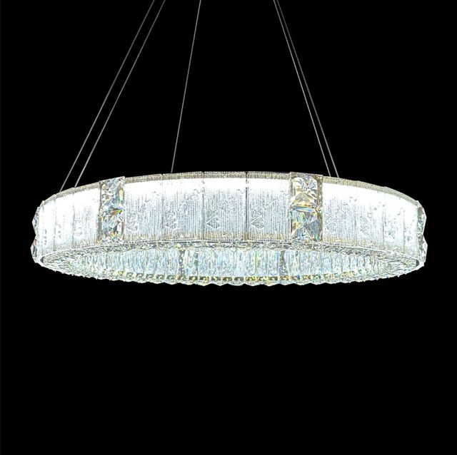 Michael Amini® Mina Clear Large Round LED Chandelier-1
