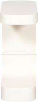 Vanguard® Furniture Collins White Stone Outdoor End Table-1