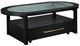 Signature Design by Ashley® Winbardi Glass Top Coffee Table with Black Base-0