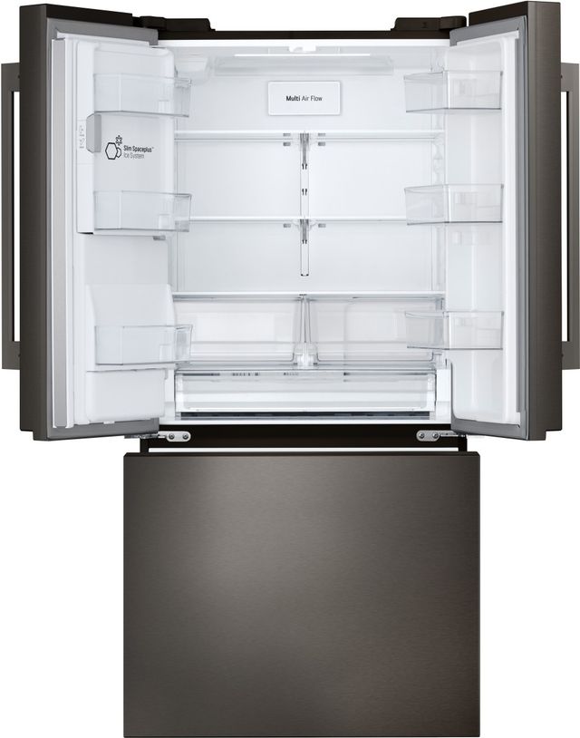 LG 33" 24.5 Cu. Ft. PrintProof™ Black Stainless Steel French Door Refrigerator-1