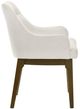 ACME Furniture Kasha 2-Piece Chenille/Vintage Oak Dining Side Chair Set-4