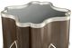 Michael Amini® Villa Cherie Mirrored Glass Chairside Table with Hazelnut Base-2