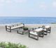 CabanaCoast® Customizable Belvedere Aluminum Outdoor Sofa-5