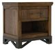 International Furniture Direct Walnut Brown Nightstand-0