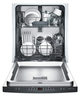 Bosch® 300 Series 24" Built-In Dishwasher-Black-1