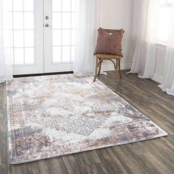 Rizzy Home Westchester Neutral 5'x8' Rectangular Rug-4