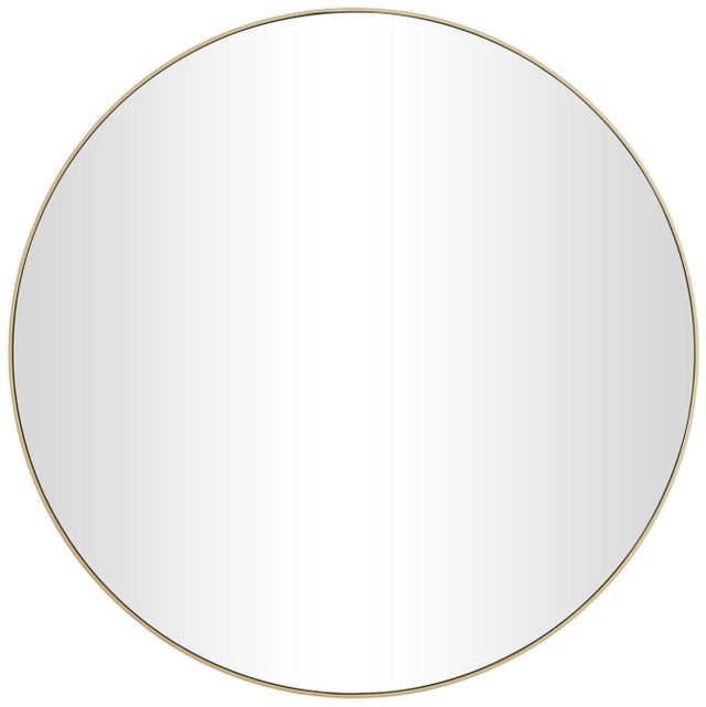 Deco Marche Gold Thin Minimalistic Frame Mirror-0
