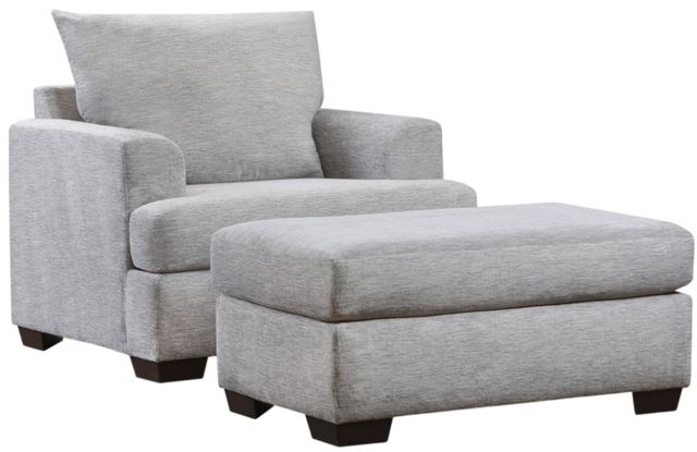 Behold™ Home Leia Pewter Ottoman-2