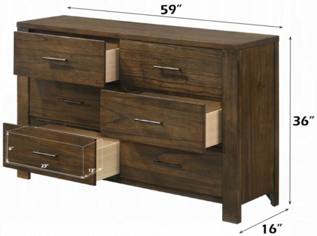 ACME Furniture Merrilee Oak Dresser-2