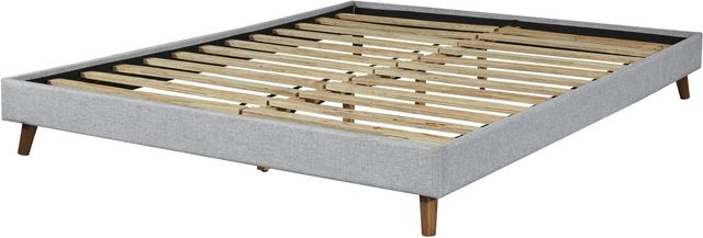 Signature Design by Ashley® Tannally Beige Full Upholstered Platform Bed-3