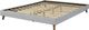 Signature Design by Ashley® Tannally Beige Full Upholstered Platform Bed-3