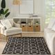 Nourison Home™ Horizon Black 5'x7' Style 1 Area Rug-1