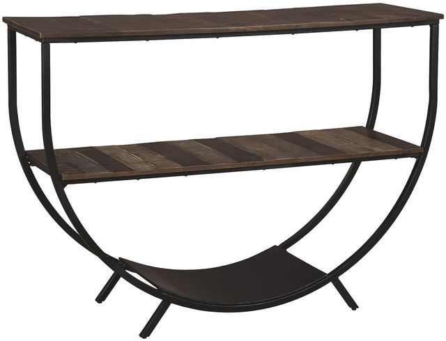 Signature Design by Ashley® Lamoney Gray/White/Brown Console Sofa Table-0
