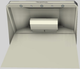 Vent-A-Hood® A Series 48" Biscuit Retro Style Wall Mounted Range Hood-3