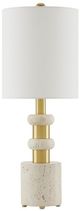 Currey & Company Goletta Beige/Off-White Table Lamp-1