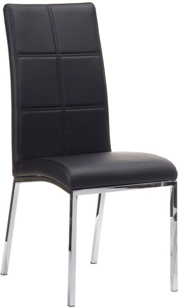 Mazin Furniture Peyton Black Side Dining Chair-0