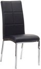 Mazin Furniture Peyton Black Side Dining Chair-0