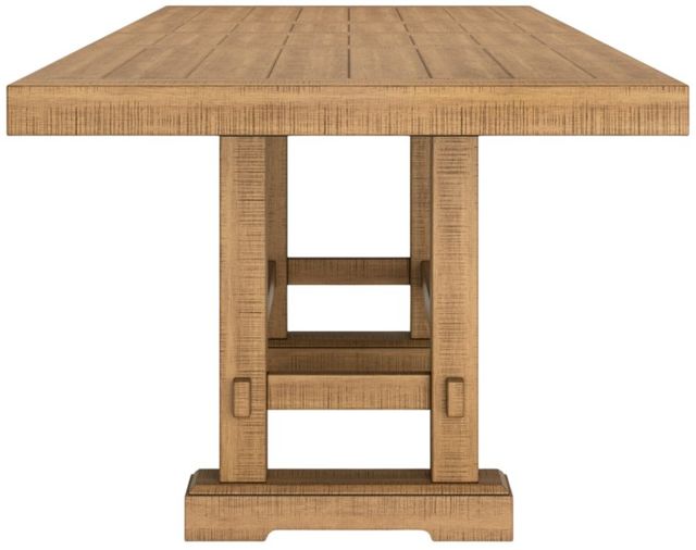 Signature Design by Ashley® Havonplane Brown Rectangular Extendable Counter Height Dining Table-2