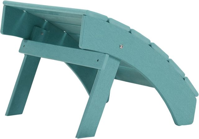 Signature Design by Ashley® Sundown Treasure Turquoise Ottoman-1