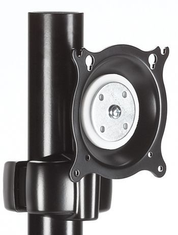Chief® Black Pivot/Tilt Pole Mount