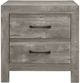 Homelegance® Corbin Gray Nightstand-2