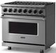 Viking® 7 Series 36" Stainless Steel Pro Style Dual Fuel Range-3