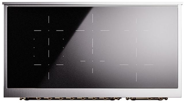 Ilve® Nostalgie II Series 48" Antique White Pro Style Induction Range-2