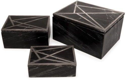 Signature Design by Ashley® Ackley 3-Piece Black/Silver Box Set-2