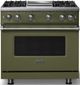 Viking® 5 Series 36" Martini Pro Style Gas (NG) Range with Polished Chrome Trim-0