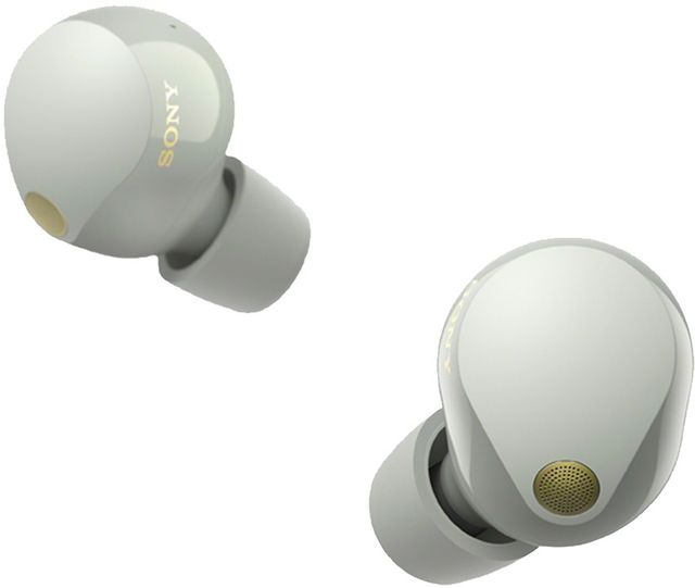 Sony® Silver Noise Canceling Wireless Earbuds-2