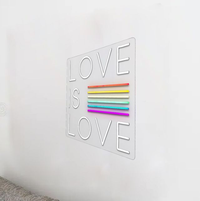 Classy Living Enlightened Love is Love Neon Sign-3