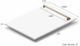 ZLINE Autograph Edition 18" White Matte with Champagne Bronze Handle Dishwasher Panel-3