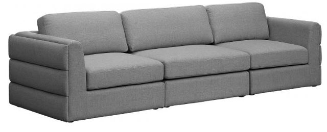 Meridian Furniture Beckham Grey Modular 114" Sofa-0
