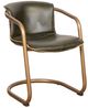 Home Trends & Design Portofino Antique Gold/Emerald Green Dining Chair-0