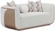 Michael Amini® West Kensington Sea Salt Caramel Loveseat-2