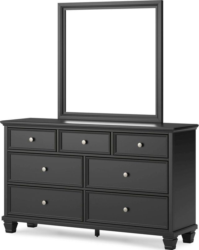 Signature Design by Ashley® Lanolee Black Dresser and Mirror-1