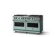 Viking® 5 Series 60" Splash Pro Style Dual Fuel (LP) Range with Polished Chrome Trim-2