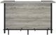 Coaster® Bellemore Grey Driftwood/Black Bar Unit with Footrest-2