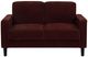 Coaster® Ruth Rust Red Upholstered Loveseat-1