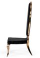 VIG Furniture Modrest Mills 2-Piece Black/Rosegold Dining Chair Set-3