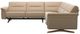 Stressless® by Ekornes® Stella 3-Piece Beige 103" Manual Reclining Sectional with Wood Base-2