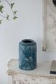 A & B Home Medium Blue Firth Round Vase-2