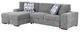 Homelegance® Raife 2-Piece Gray Sectional with Left Chaise-0
