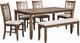 Liberty Furniture Santa Rosa II 6-Piece Antique Honey/Gray Rectangular Dining Set-0