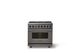 Viking® 7 Series 36" Damascus Gray Pro Style Dual Fuel Range-3