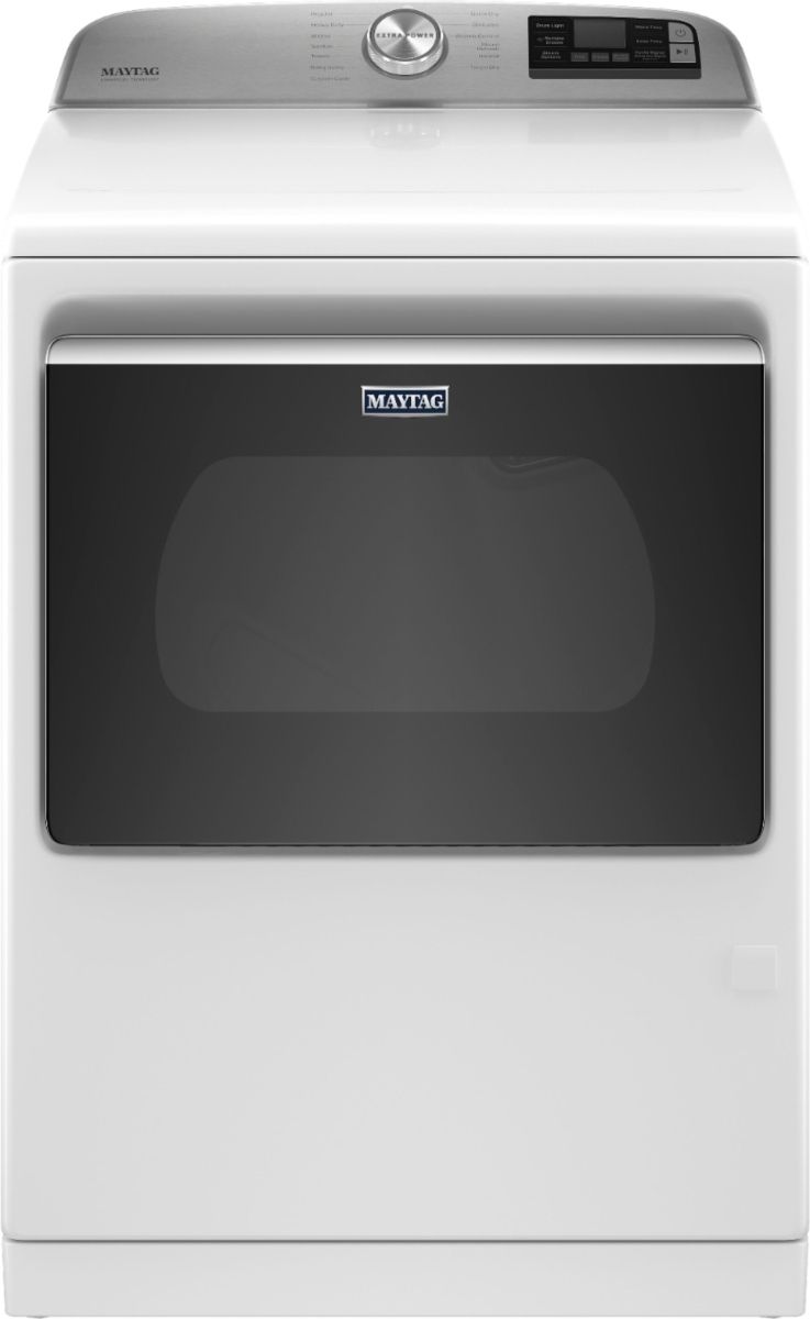 Maytag® 7.4 Cu. Ft. White Front Load Gas Dryer