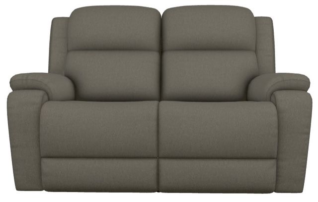 La-Z-Boy® Dorian Smoke Manual Reclining Loveseat-1