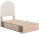 Signature Design by Ashley® Arloster Tan/White Twin Upholstered Panel Bed with 2-Drawer Storage-4
